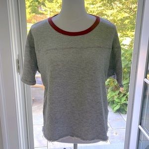 Current /Elliott Cheerleader Sweat Tee sweatshirt